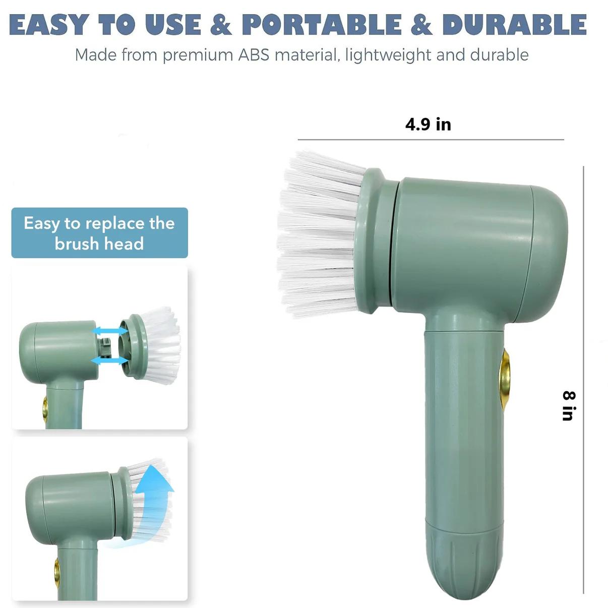 Rechargeable Multi-Purpose Magic Power Scrubber – Deep Clean in Minutes ✨
