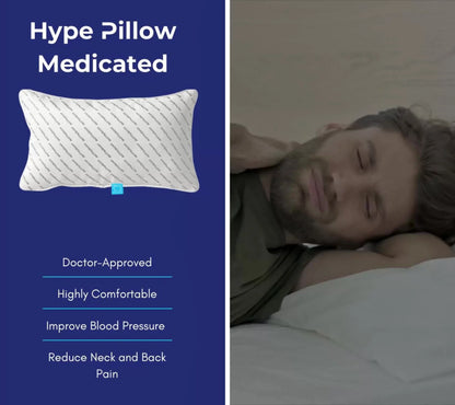 Medicated Pillow filled with Micro Ball Fiber